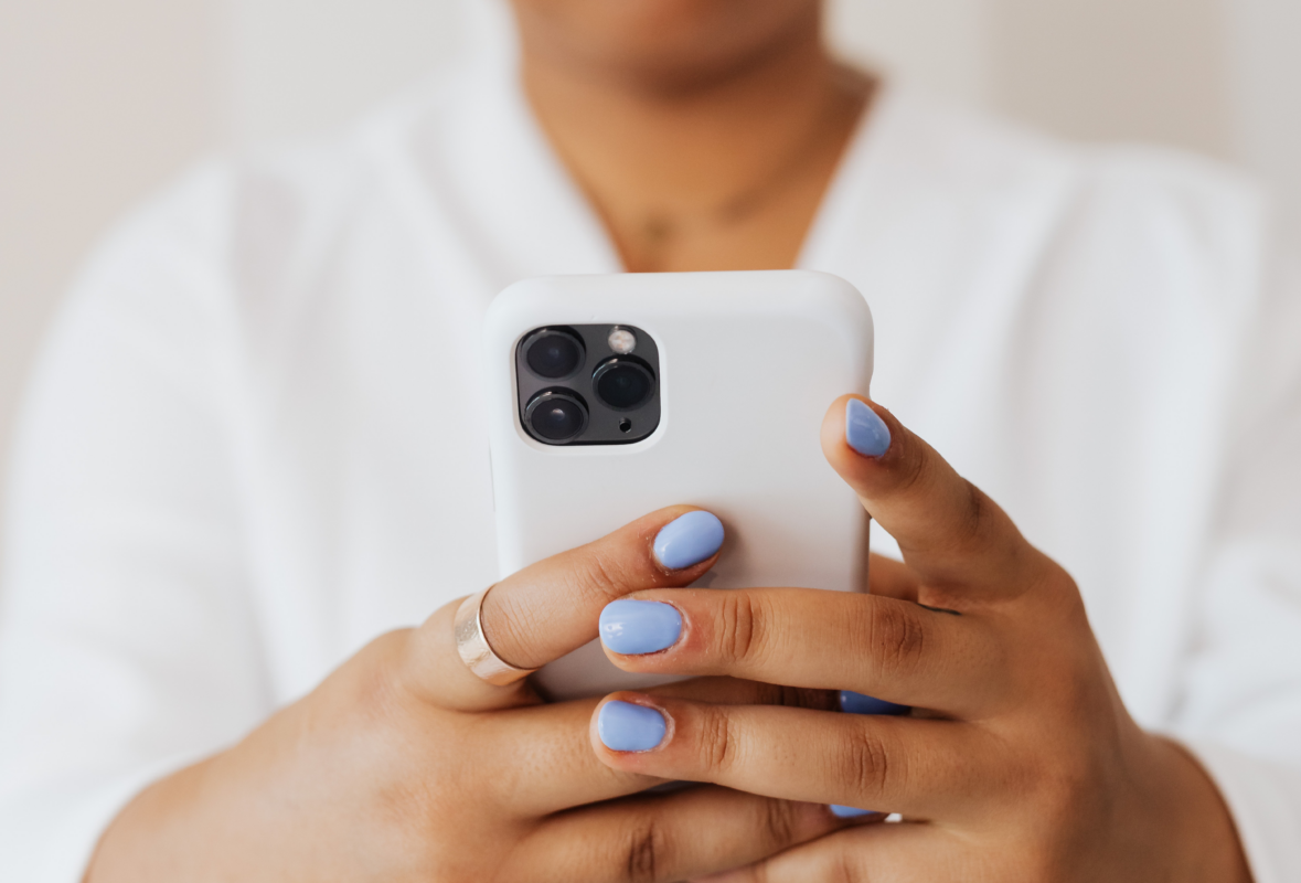 woman on cell phone